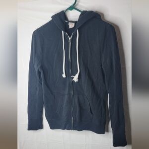 Mossimo Supply Co. Women's Faded Black Zip-Up Hoodie